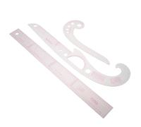 Cabilock Règle Courbe Française 3 Pcs En Plastique Pour Couture Outils De Patronage Et Découpe Adaptés Aux Projets De Création De Vêtements