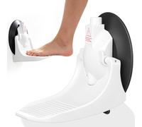 Cabilock Repose-Pied Design Ergonomique de Salle de Bain avec Ventouse Forte Blanc en Abs et Base Epdm, pour Voyage et Utilisation RV