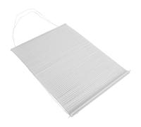 Cabilock Rideaux Semi-occultants sans Fil en Plastique Blanc 50x120 Cm Isolation pour Chambre et Fenêtres Multiples, Usage Solide et Adapté aux Garçon et Filles et Animaux