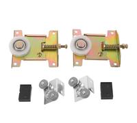 Cabilock Roulettes de Porte Coulissante et Mouvement Fluide en Acier et Nylon Renforcé Kit de Remplacement Galets à Roulement à Billes pour Placard pour DIY