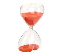 Cabilock Sablier Forme De Cœur Sablier Verre Décoratif pour Maison Minuterie De Bureau Simple Et Réutilisable