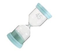 Cabilock Sablier pour Sauna Minuterie sans Électricité 45 en Verre et Plastique Vert Clair Design Rétro pour Maison Cuisine