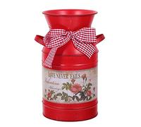 Cabilock Seau Décoratif à Fleurs en Fer Accessoire pour Composition De Fleurs Pot Intérieur Extérieur
