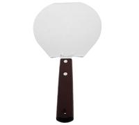 Cabilock Spatule à Pizza Large en Acier Inoxydable Manche en Bois pour Préparation et Service la Cuisine Professionnelle