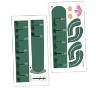 Cabilock Sticker Mural Toise Croissance Cactus Vert Autocollant Mural Décoratif Garçon Fille Mesure Hauteur pour Chambre Garçon Fille Salle de Jeux Crèche et École