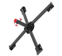 Cabilock Support Pliable pour Sapin de Noël, Base Robuste en Acier | Pieds Croisés Épaissis, Stabilité Renforcée, pour Grands Parasols, Jardins, Usage Quotidien, Noir