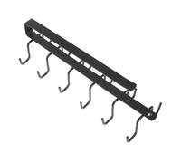 Cabilock Support sous Meuble Cuisine en Fer Noir, Crochets pour Tasses Résistants et Solide, Organiseur Pratique pour Accessoires Cuisine sous Placard Plusieurs styles