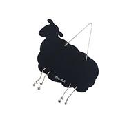 Cabilock Tableau à Suspendre Bois Double Face Panneau Message Décor Mural Ardoise Ambiance Avec Motif Mouton Décoration Maison Originale