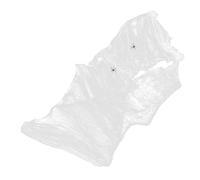 Cabilock Toile D'araignée d'halloween Blanche Extensible en Plastique Coton