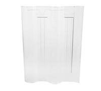 Cabilock Tuile de Toit Translucide en Plastique, Panneau de Serrage Transparent, 15,75x11,8x0,8 Pouces, pour Pavillon et Patio, Léger, Entretien Facile, pour Toiture Décorative