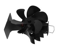 Cabilock Ventilateur de Cheminée sans Électricité Silencieux à 5 Pales en Alliage d'Aluminium Fonctionnement Thermique Autonome pour Poêle à Bois