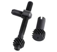 Cabilock Vis de Réglage en Métal Noir Tendeur de Chaîne de Tronçonneuse Ajustement Automatique Tension Précise et Surface Lisse Compatible Modèles 4500 5200 5800