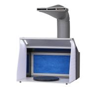 Cabine aérographe en kit - 405 x 330 x 355 m - Système d'aspiration aérographe portable - 5,2 m³/min - Double ventilateur - Modélisme aérographe, travaux de peinture, etc.