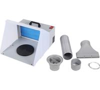 Cabine d'aérographie avec table tournante et filtre d'extraction pliable pour modélisme et peinture 100?240V EU Plug 50HZ