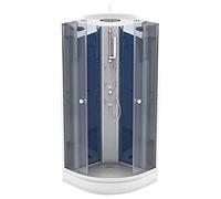 Cabine de douche 1/4 de cercle - 85x85x225cm - NIGHTY