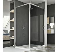 CABINE DE DOUCHE 70X150 CM ANGULAIRE 1 PORTE COULISSANTE TRANSPARENT