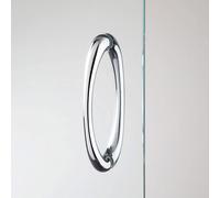 Idralite Cabine douche Replay Trio 3 parois verre 6 mm 120 cm porte coulissante Transparent