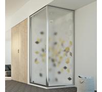 CABINE DE DOUCHE 80X90 CM H198 1 PORTE PIVOTANTE VERRE OPAQUE OUVERTURE 90