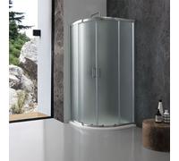 CABINE DE DOUCHE ANGULAIRE GIADA 80X80 6 MM VERRE OPAQUE