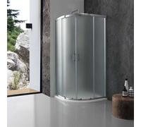 CABINE DE DOUCHE ANGULAIRE GIADA 90x90 CM VERRE OPAQUE 6 MM