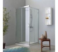 CABINE DE DOUCHE AVEC PROFILS PLATS FLY 70x100 DESIGN MODERNE