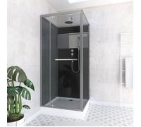 Cabine de douche carre L.90 x l.90 cm, Reflect