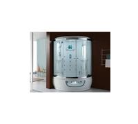 Cabine de douche complète angulaire hydromassante ELENA 150x150 cm x 220 cm