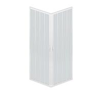 Cabine de douche Liberté 2 portes 70x70 cm avec ouverture centrale