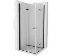 Mexen Lima Duo cabine de douche pliante 100 x 100 cm, transparent, noir - 856-100-100-70-00-02 5172 5907709182349