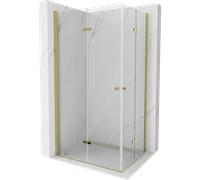 Mexen Lima Duo cabine de douche pliante 90 x 80 cm, transparent, or - 856-090-080-50-00-02 13268 5907709164932