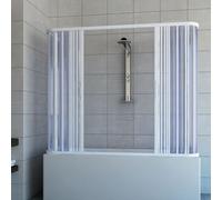 CABINE DE DOUCHE PARE BAIGNOIRE 3 PAROIS ENPVC 70x170 CM 2 PORTES