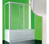 CABINE DE DOUCHE PARE-BAIGNOIRE 70x170CM EN PVC CRILEX ACRYLIQUE PORTE CENTRALE