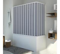 CABINE DE DOUCHE PARE BAIGNOIRE PVC 70X170 CM OUVERTURE LATERALE 1 PORTE H150