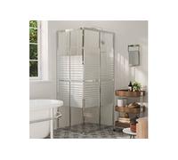 vidaXL Cabine de douche ESG 90x70x180 cm