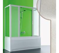 CABINE DE DOUCHE PAROI DE DOUCHE 3 PAROIS CRILEX ACRYLIQUE 2 PORTES COULISSANTES
