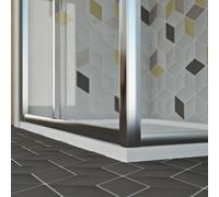 Idralite Porte de douche Young 1 porte 120 cm H198 verre structuré C