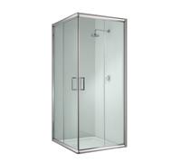 CABINE DE DOUCHE PAROI DOUCHE 75x75 H185 CM VERRE TRANSPARENT ANGULAIRE ALABAMA