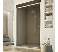 CABINE DE DOUCHE PAROI DE DOUCHE VERRE PORTE UNIQUE COULISSANTE DE 97 À 151CM