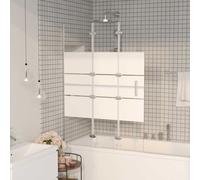 vidaXL Cabine de douche pliante ESG 120x140 cm Blanc