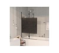 vidaXL Cabine de douche pliante ESG 80x140 cm noir