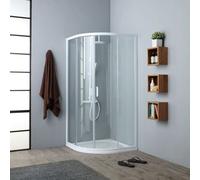 CABINE DE DOUCHE TRANSPARENT ANGULAIRE 90X90 CM VENERE