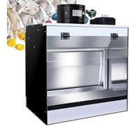 Cabine de pulvérisation portable avec cascade et éclairage LED, station de peinture aérographe avec ventilateur d'échappement pour travaux manuels, modélisme et projets artistiques