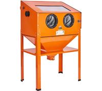 Cabine de sablage de 60 gallons avec support, pistolet de sablage et 4 buses