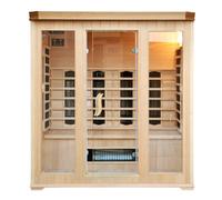 Cabine de sauna luxe infrarouge 4-5 places NARVIK