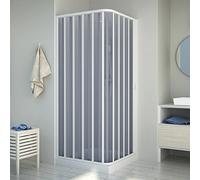 CABINE DE DOUCHE PAROI DE DOUCHE PVC 1 OUVERTURE PORTE UNIQUE H185 RÉDUCTIBLE