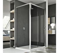 Cabine Douche 90x120 CM H185 transparent modèle Replay Duo 1 Portillon