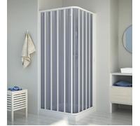 FORTE Cabine de douche Energy Latérale PVC Ouverture latérale 80x120 cm H185 réductible