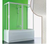 Möbelvertrieb FORTE Cabine douche Nettuno – 3 parois PVC acrylique – Porte coulissante 70x170x70 cm