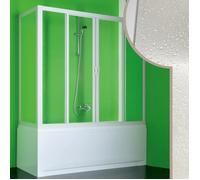 Cabine douche Pare-Baignoire 75x170 CM en acrylique mod. Plutone 2 avec ouverture centrale