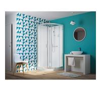 Cabine Eden 2 Coulissant 90Rd Receveur Haut - KINEDO CA8340